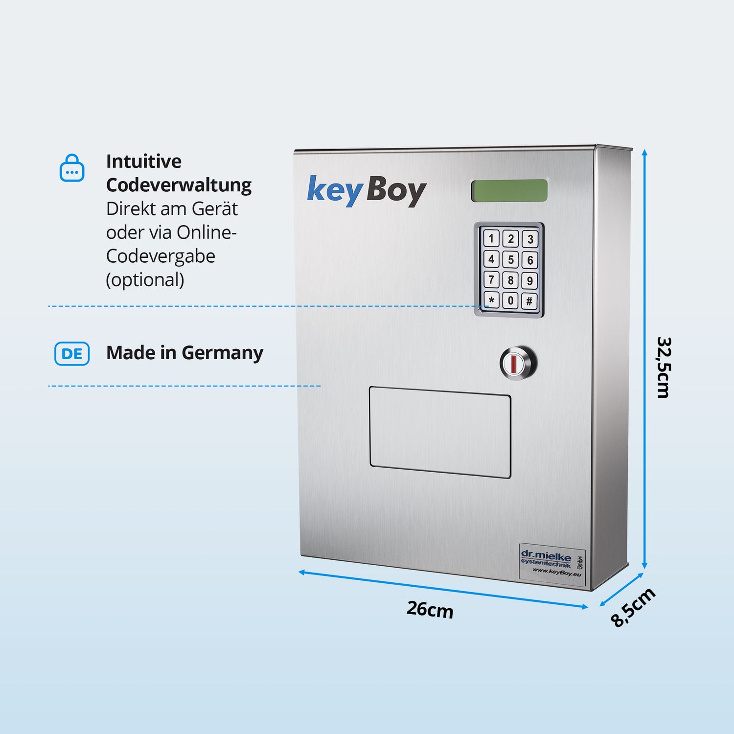 keyBoy 8 Schlüsselausgabe