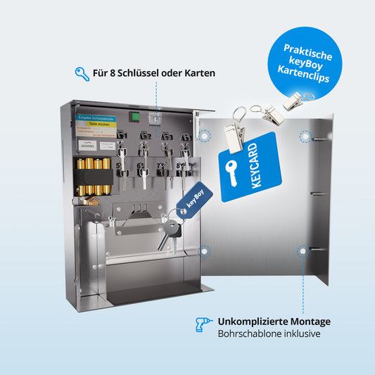 keyBoy 8 Schlüsselausgabe